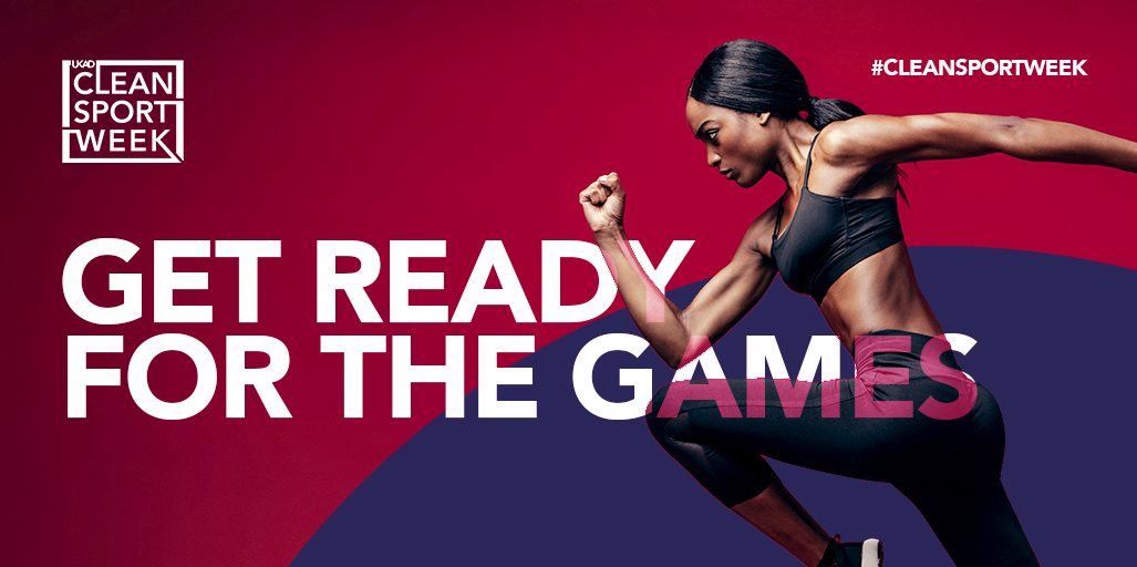 Image of a person running with words 'Get Ready for the Games'